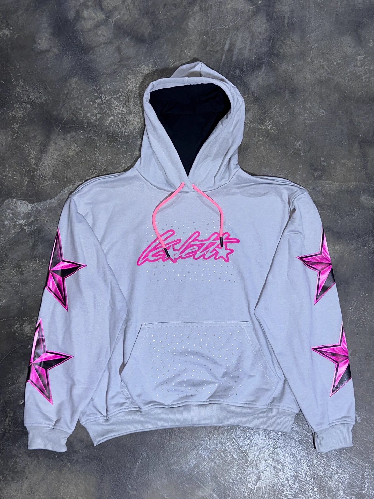 Hoodie Pedrería Dawn Star Rose — Drip