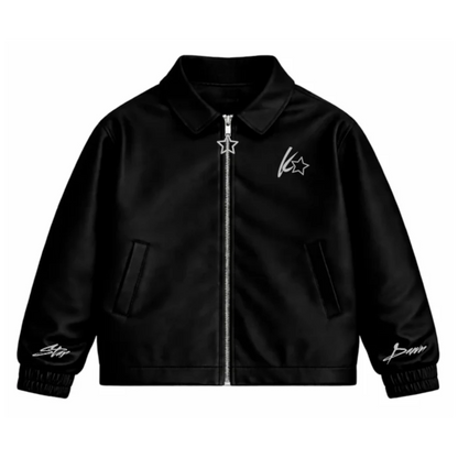 Chaqueta de Cuero Dawn Star — Streetwear