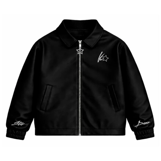 Chaqueta de Cuero Dawn Star — Streetwear