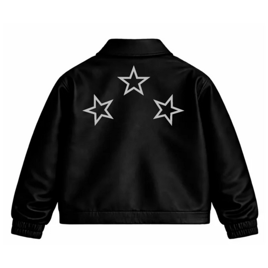 Chaqueta de Cuero Dawn Star — Streetwear