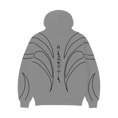 Zip Hoodie Pigeon Leaf Cement — Streetwear