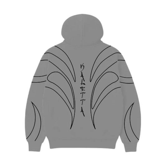 Zip Hoodie Pigeon Leaf Cement — Streetwear