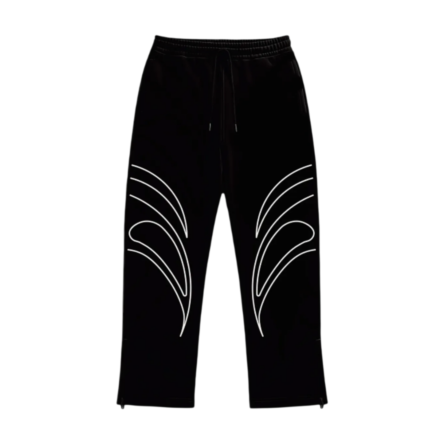 Buzo Flared Pigeon Leaf Black — Streetwear