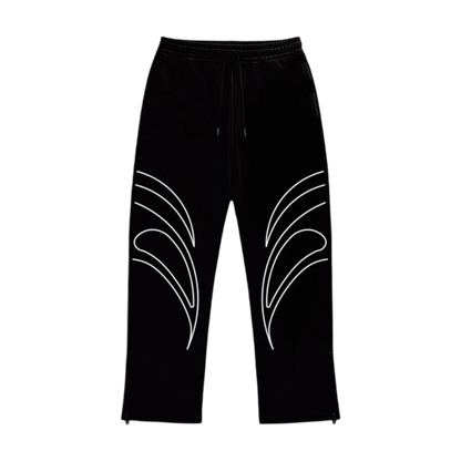 Buzo Flared Pigeon Leaf Black — Streetwear