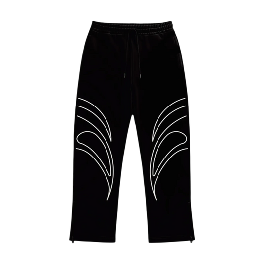 Buzo Flared Pigeon Leaf Black — Streetwear