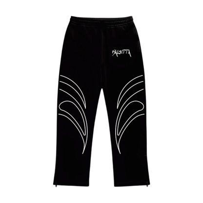 Buzo Flared Pigeon Leaf Black — Streetwear