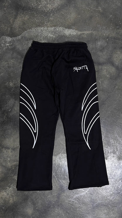 Buzo Flared Pigeon Leaf Black — Streetwear