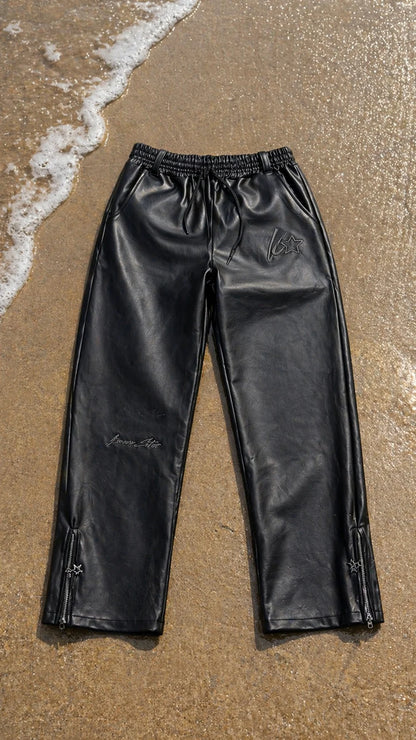 Pantalón de Cuero Dawn Star — Streetwear