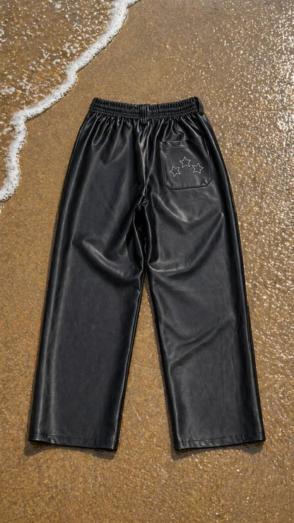 Pantalón de Cuero Dawn Star — Streetwear