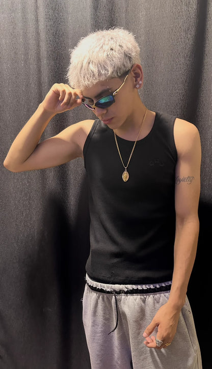 Tank Top Dawn Star Negro — Drip