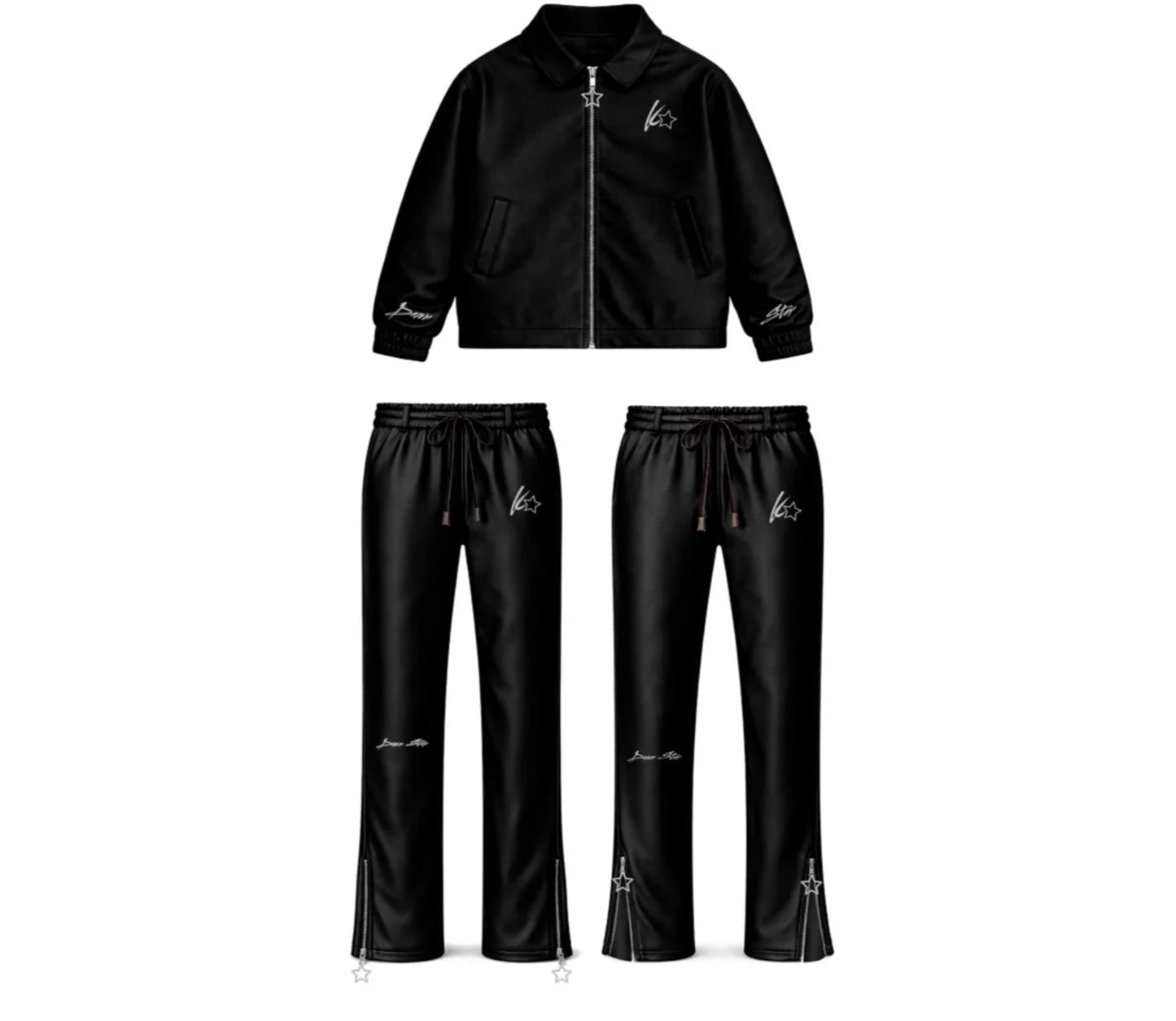 Conjunto de Cuero Dawn Star — Streetwear