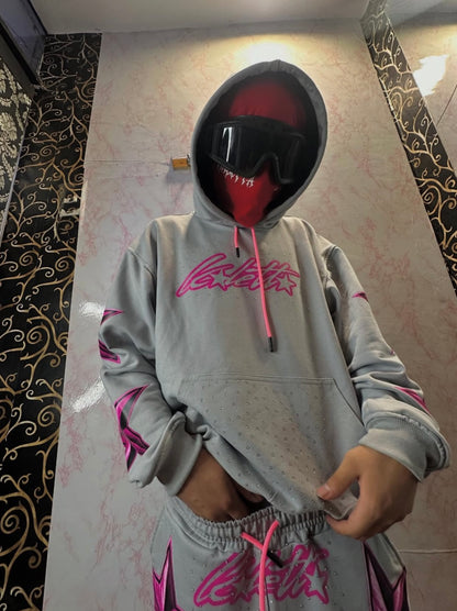 Hoodie Pedrería Dawn Star Rose — Drip