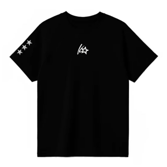Polo con Pedrería Dawn Star Black — Slim Fit