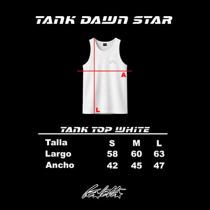 Tank Top Dawn Star Blanco — Drip