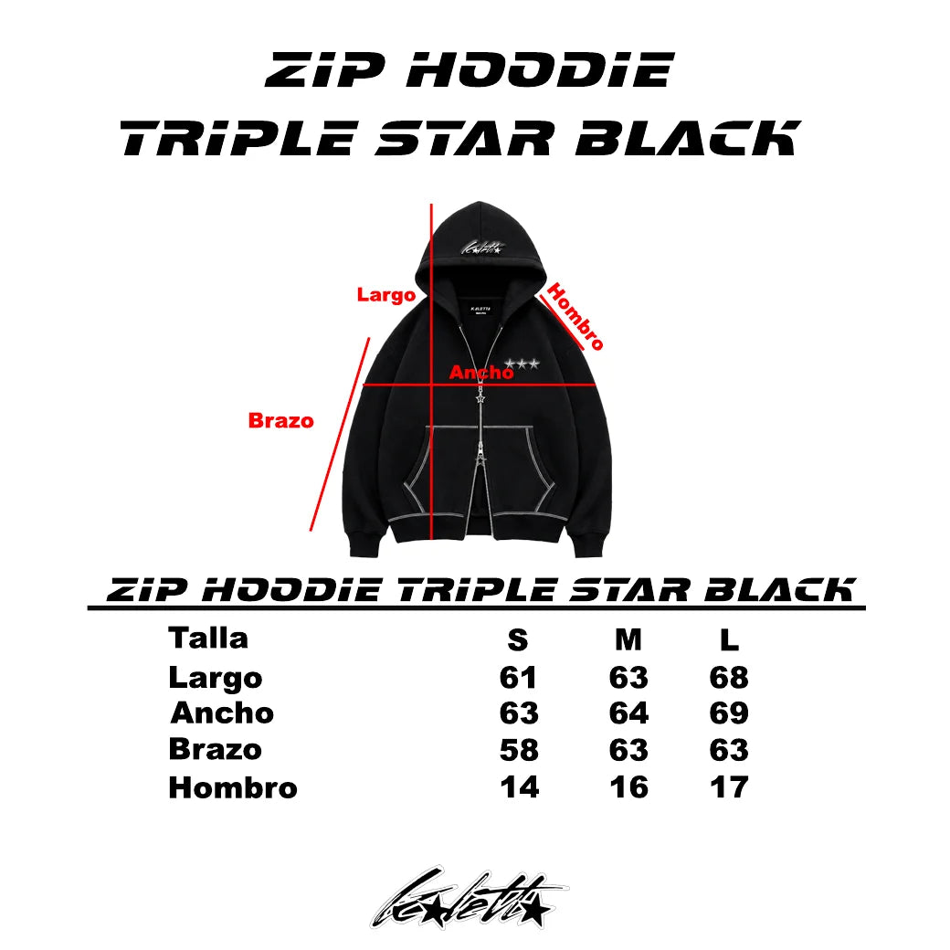 Tracksuit Triple Star Black