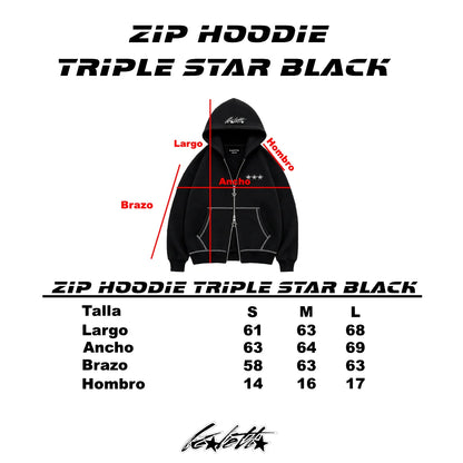 Tracksuit Triple Star Black