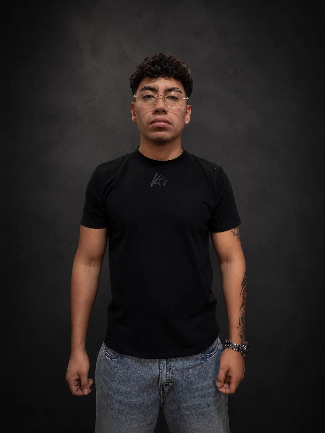 Slim Fit Triple Star Black