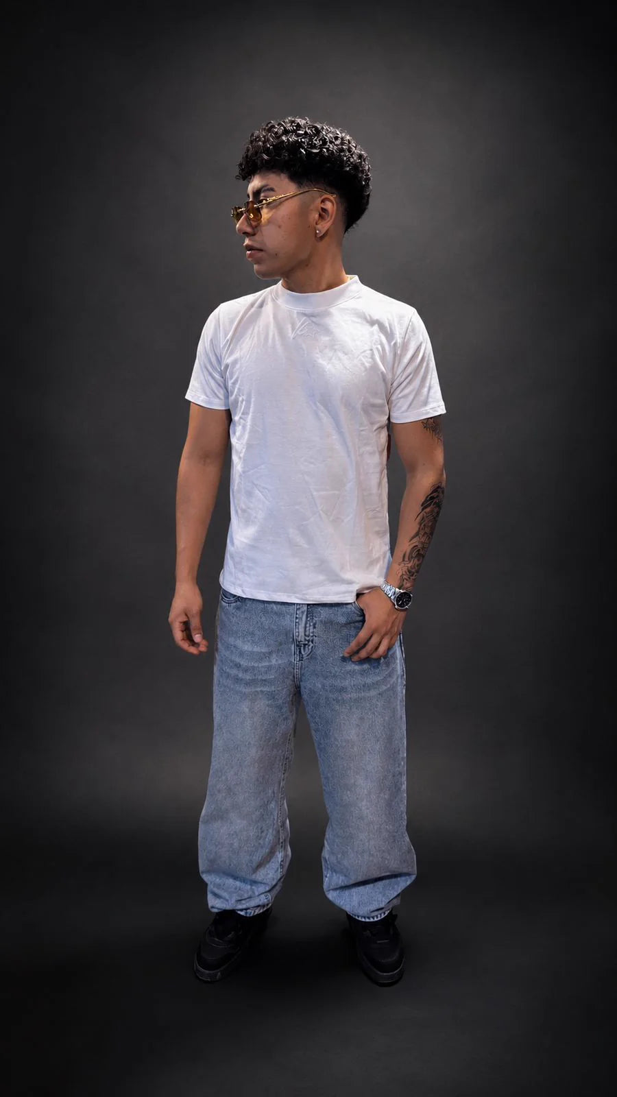 Slim Fit Triple Star White