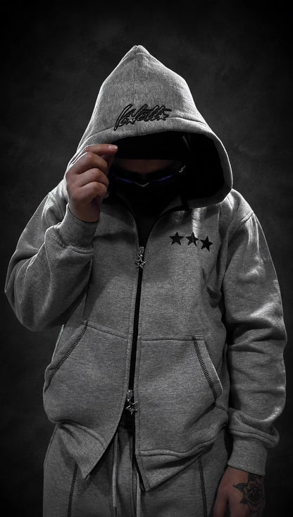 Zip Hoodie Triple Star Lead