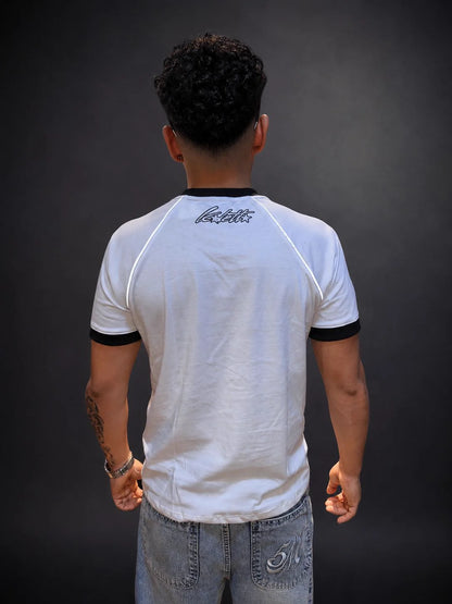 Baby Tee Triple Star White Reflective