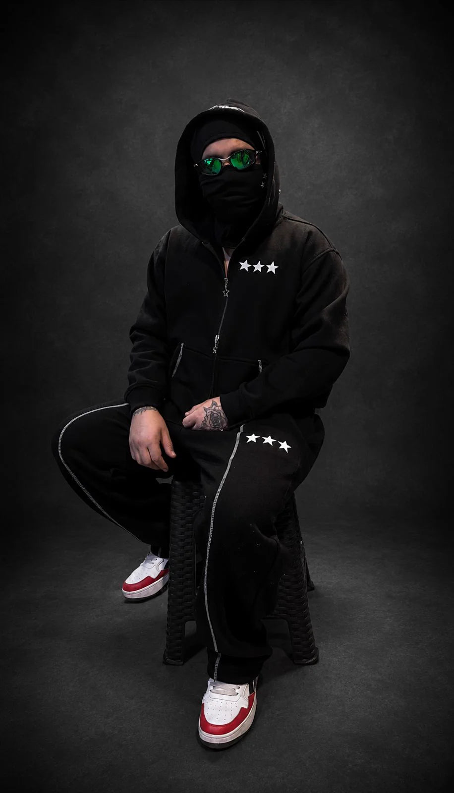 Buzo Triple Star Black