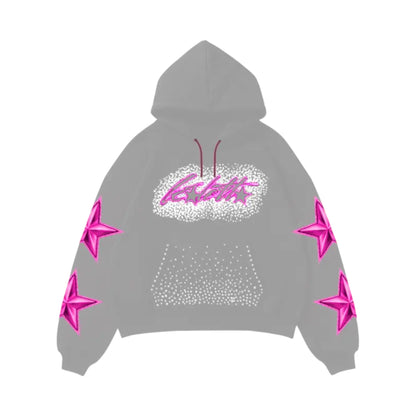 Hoodie Pedrería Dawn Star Rose — Drip
