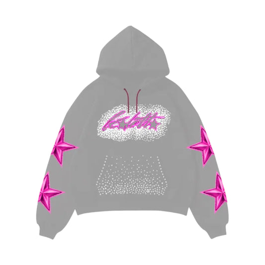 Hoodie Pedrería Dawn Star Rose — Drip