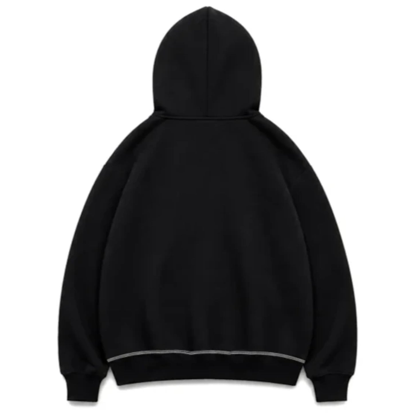 Zip Hoodie Triple Star Black