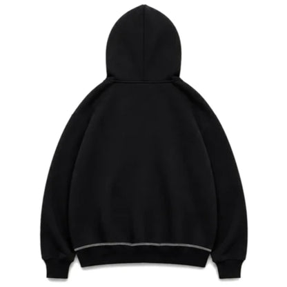 Zip Hoodie Triple Star Black