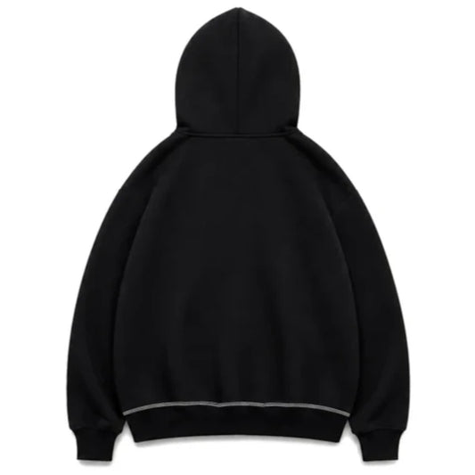 Zip Hoodie Triple Star Black
