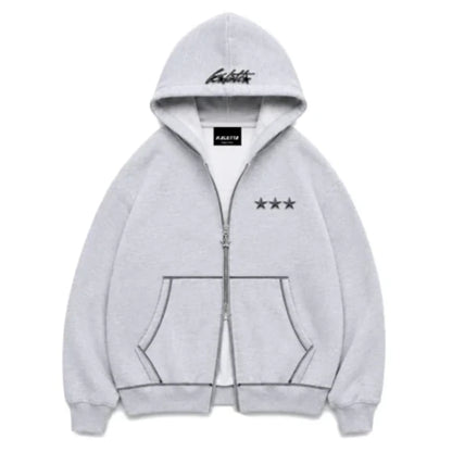 Zip Hoodie Triple Star Lead
