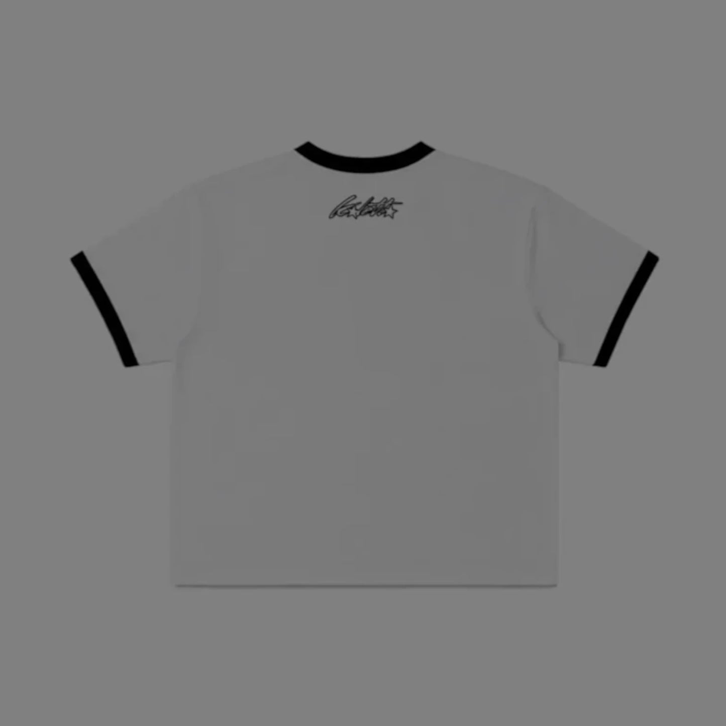 Baby Tee Triple Star White Reflective